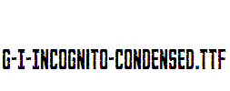 G-I-Incognito-Condensed