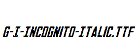 G-I-Incognito-Italic