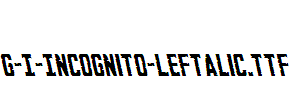 G-I-Incognito-Leftalic