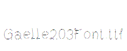 Gaelle203Font