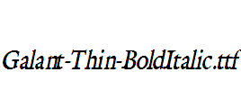 Galant-Thin-BoldItalic