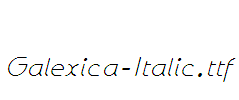 Galexica-Italic