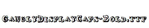GanglyDisplayCaps-Bold