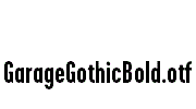 GarageGothicBold