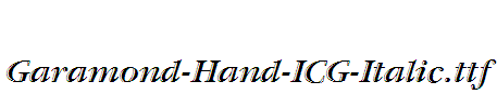 Garamond-Hand-ICG-Italic