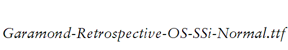 Garamond-Retrospective-OS-SSi-Normal