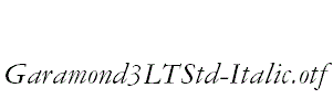 Garamond3LTStd-Italic