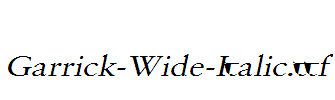 Garrick-Wide-Italic