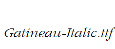 Gatineau-Italic