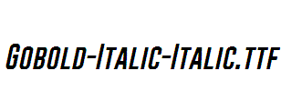 Gobold-Italic-Italic