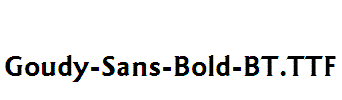 Goudy-Sans-Bold-BT