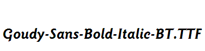 Goudy-Sans-Bold-Italic-BT