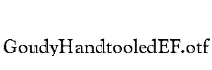 GoudyHandtooledEF