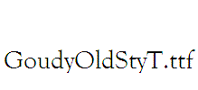 GoudyOldStyT