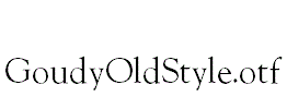 GoudyOldStyle