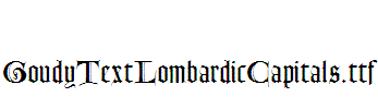 GoudyTextLombardicCapitals