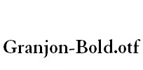 Granjon-Bold