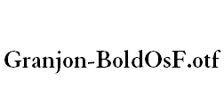 Granjon-BoldOsF