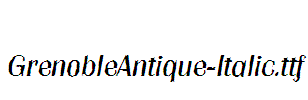 GrenobleAntique-Italic