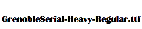 GrenobleSerial-Heavy-Regular