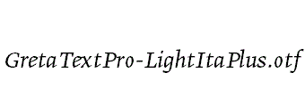 GretaTextPro-LightItaPlus