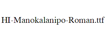 HI-Manokalanipo-Roman