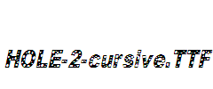 HOLE-2-cursive