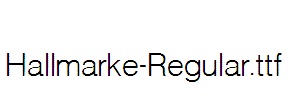 Hallmarke-Regular