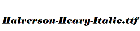 Halverson-Heavy-Italic