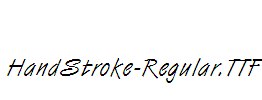 HandStroke-Regular