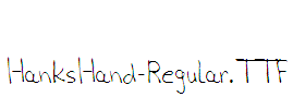HanksHand-Regular