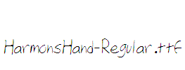 HarmonsHand-Regular