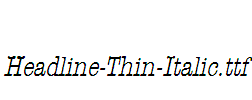 Headline-Thin-Italic