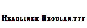 Headliner-Regular