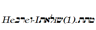 Hebrew-Italic(1)
