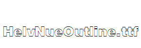 HelvNueOutline