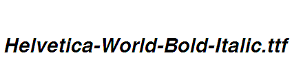 Helvetica-World-Bold-Italic