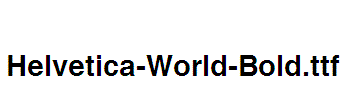 Helvetica-World-Bold