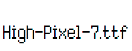 High-Pixel-7