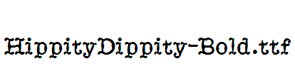 HippityDippity-Bold