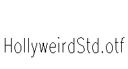 HollyweirdStd