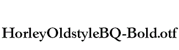 HorleyOldstyleBQ-Bold