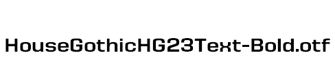 HouseGothicHG23Text-Bold