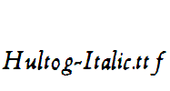 Hultog-Italic