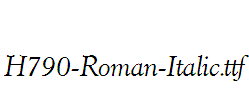 H790-Roman-Italic