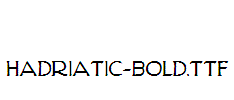 Hadriatic-Bold