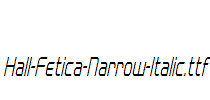 Hall-Fetica-Narrow-Italic