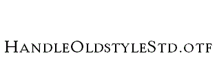 HandleOldstyleStd