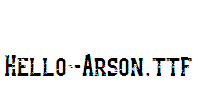 Hello-Arson