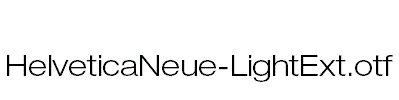 HelveticaNeue-LightExt